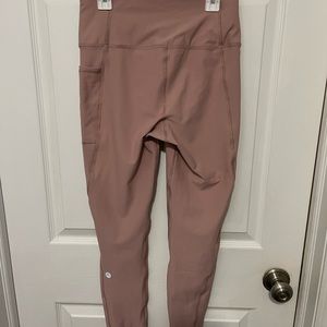 X by Gottex Pink Cropped Yoga Athletic Leggings Size S Running Gym